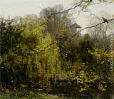 Willem Bastiaan Tholen A view of a park painting